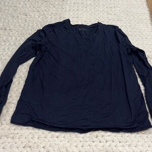 Athleta Dark Blue Long Sleeve Top